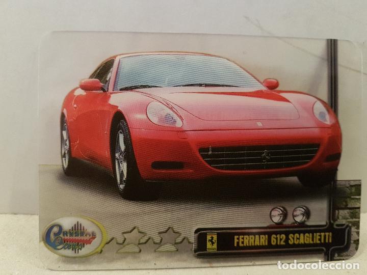 Coleccionismo cromos antiguos: antiguo cromo crystal cars numero 160 ferrari 612 scaglietti nuevo ver foto