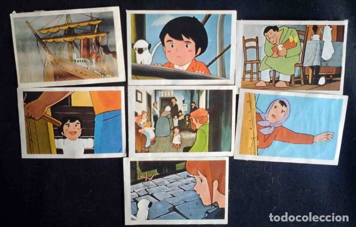 Collezionismo Figurine antiche: Marco. De los Apeninos a los Andes. Fher 1977 - 7 cromos despegados.