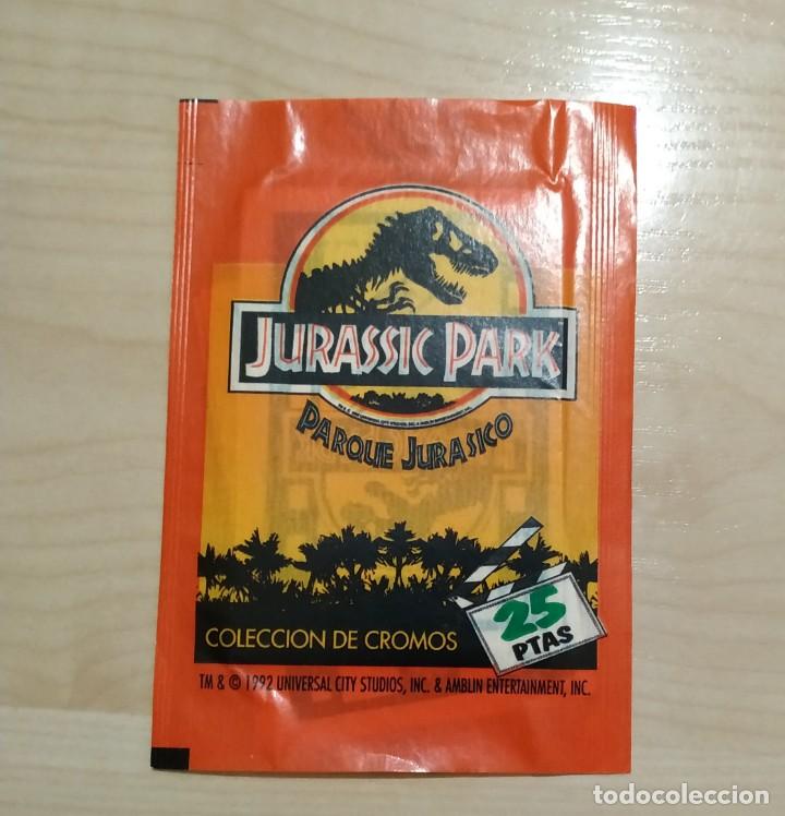 Coleccionismo cromos antiguos: PARQUE JURASICO DE EDICIONES ESTE SOBRE SIN ABRIR - Foto 1