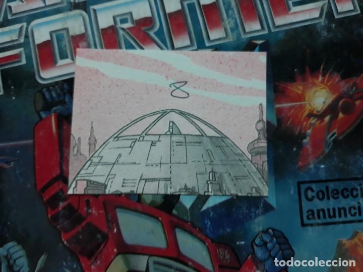 Coleccionismo cromos antiguos: transformers 1986 panini cromo recuperado 8 - Foto 2