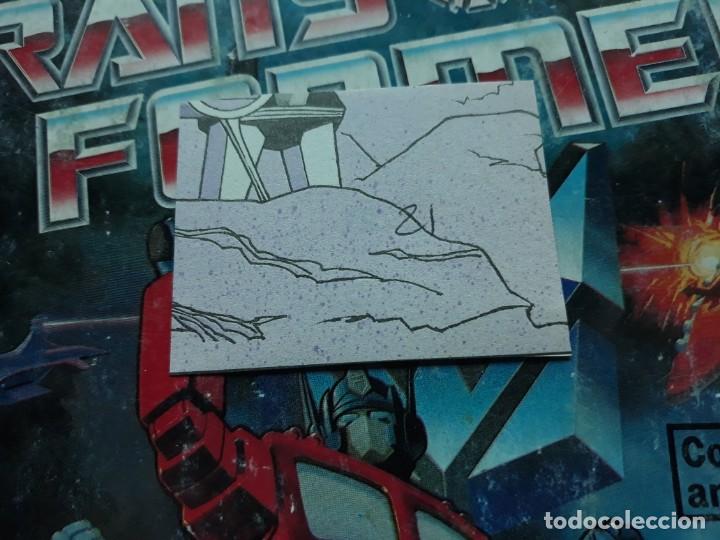 Coleccionismo cromos antiguos: transformers 1986 panini cromo recuperado 21 - Foto 2