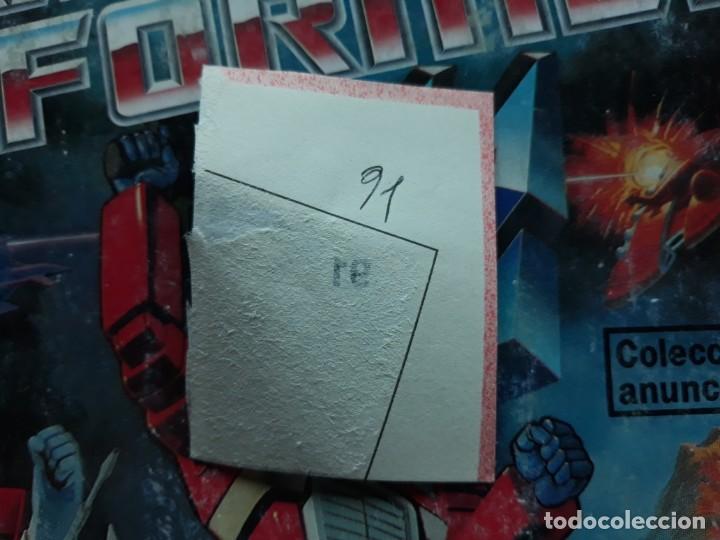 Coleccionismo cromos antiguos: transformers 1986 panini cromo recuperado 91 - Foto 2