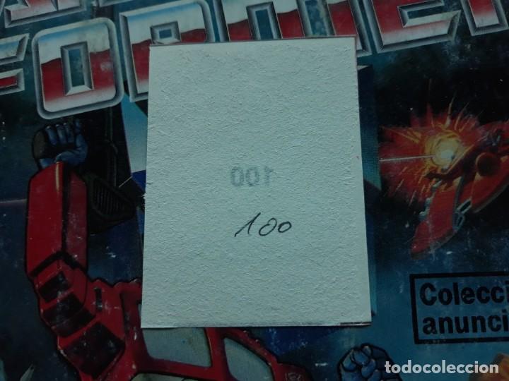 Coleccionismo cromos antiguos: transformers 1986 panini cromo recuperado 100 - Foto 2
