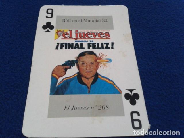 Collezionismo Figurine antiche: CARTA POKER CROMO REVISTA EL JUEVES ( PORTADA EL JUEVES N&ordm; 268  )