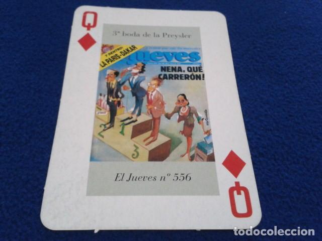 Collezionismo Figurine antiche: CARTA POKER CROMO REVISTA EL JUEVES ( PORTADA EL JUEVES N&ordm; 556 )