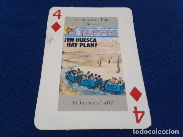 Collezionismo Figurine antiche: CARTA POKER CROMO REVISTA EL JUEVES ( PORTADA EL JUEVES N&ordm; 401  )