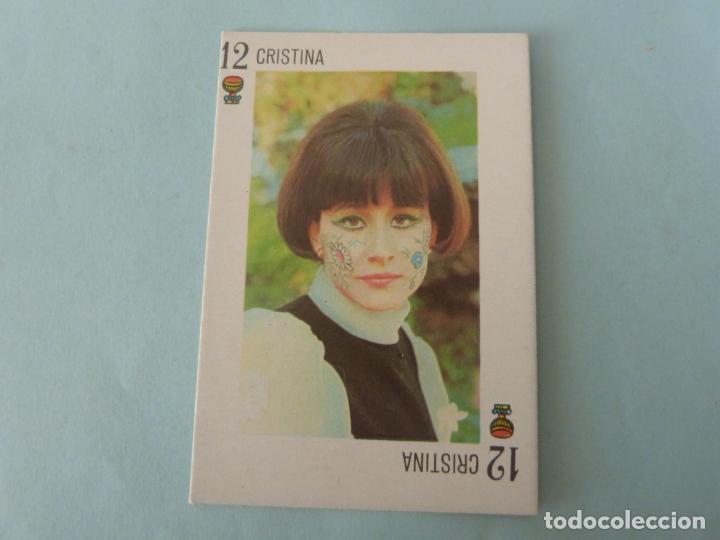 Coleccionismo cromos antiguos: CROMO DE CRISTINA SIN PEGAR A&Ntilde;OS 70 DEL &Aacute;LBUM TELE BANCO CANCION