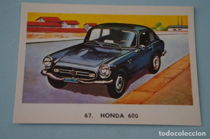 Coleccionismo cromos antiguos: CROMO DE COCHES HONDA SIN PEGAR N&ordm; 67 A&Ntilde;O 1972 DEL ALBUM AUTOM&Oacute;VILES DE MAGA