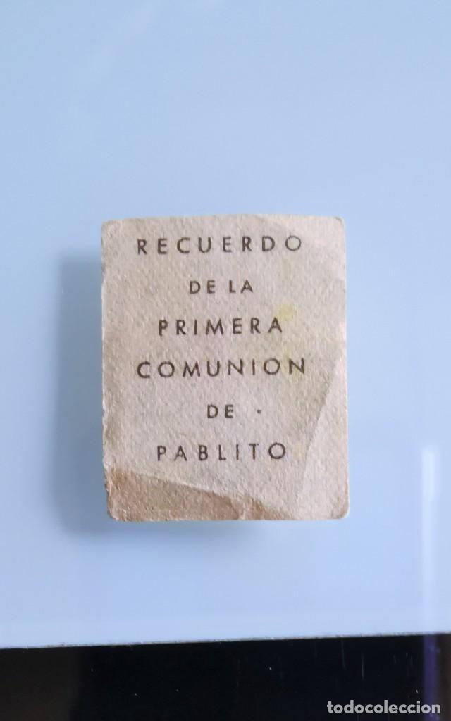 Coleccionismo cromos antiguos: RECORDATORIO RECUERDO DE LA PRIMERA COMUNI&Oacute;N DE PABLITO - Foto 2