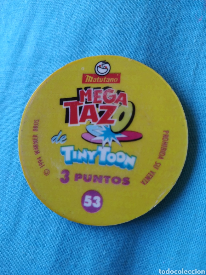 Coleccionismo cromos antiguos: Tazo Mega tazo num 53 Tiny Toon - Foto 2