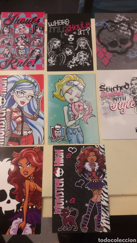 Coleccionismo cromos antiguos: Panini 2011 cromos postal Monster High - Foto 1