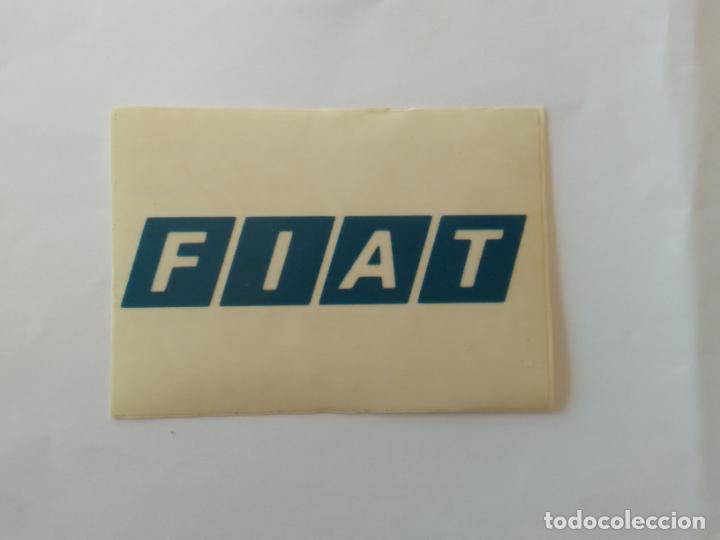 Coleccionismo Cromos antiguos: ANTIGUO CROMO PEGATINA MARCAS: FIAT, PRINTED IN ITALY BY EUROFLASH SRL