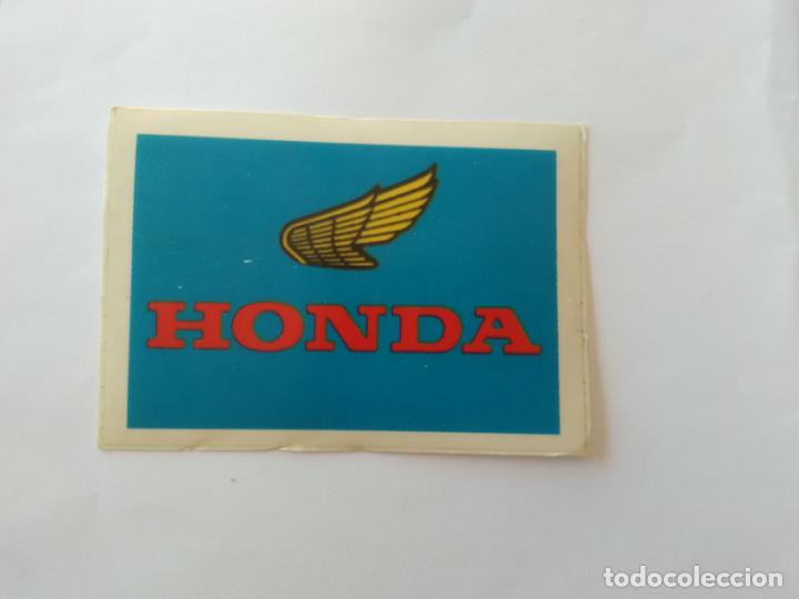 Coleccionismo Cromos antiguos: ANTIGUO CROMO PEGATINA MARCAS: HONDA, PRINTED IN ITALY BY EUROFLASH SRL