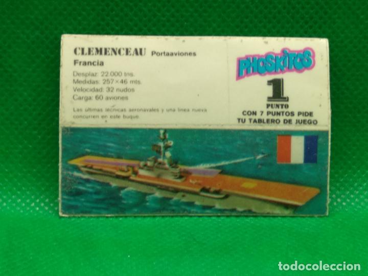 Coleccionismo Cromos antiguos: CROMO BATALLAS NAVALES DE PHOSKITOS