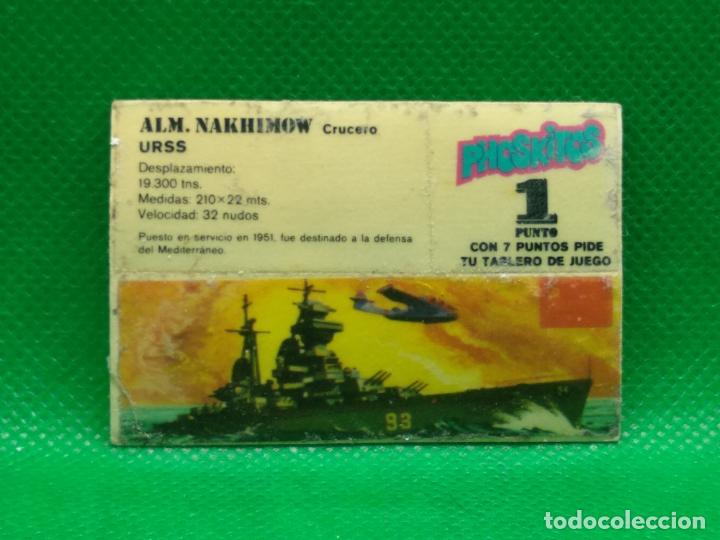 Coleccionismo Cromos antiguos: CROMO BATALLAS NAVALES DE PHOSKITOS