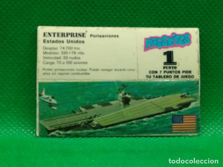 Coleccionismo Cromos antiguos: CROMO BATALLAS NAVALES DE PHOSKITOS