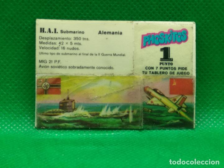 Coleccionismo Cromos antiguos: CROMO BATALLAS NAVALES DE PHOSKITOS