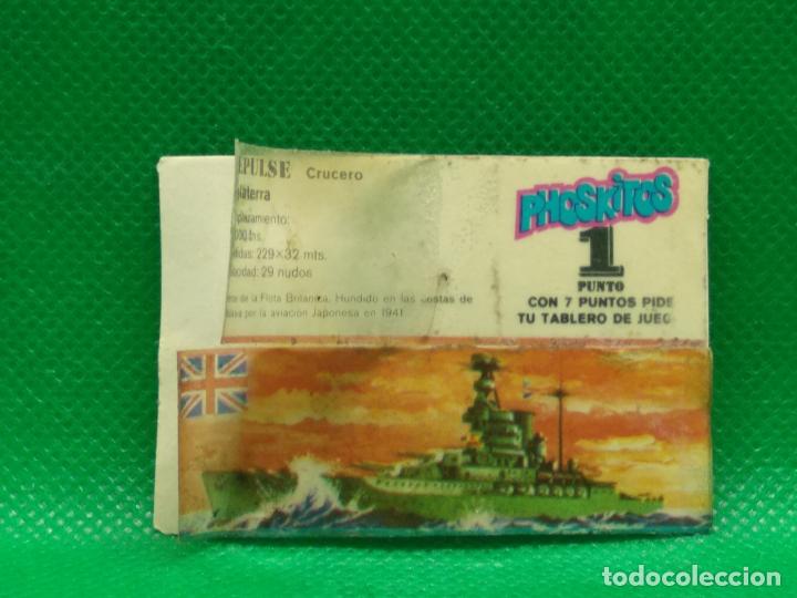 Coleccionismo Cromos antiguos: CROMO BATALLAS NAVALES DE PHOSKITOS