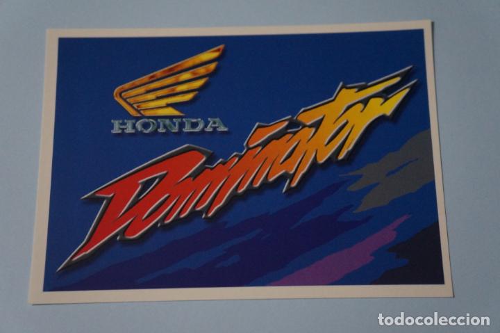 Coleccionismo cromos antiguos: CROMO DE HONDA DOMINATOR SIN PEGAR N&ordm; 57 A&Ntilde;O 1996 DEL ALBUM LOGO MIX MOTOR & SPORT DE ESTE