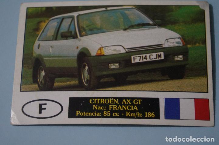 Coleccionismo Cromos antiguos: CROMO DE COCHES CITROEN SIN PEGAR N&ordm; 30 A&Ntilde;O 1990 DEL ALBUM AUTOCOLOR DE COMICROMO COMIC-ROMO