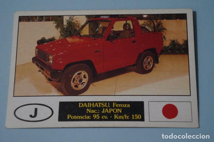 Coleccionismo Cromos antiguos: CROMO DE COCHES DAIHATSU SIN PEGAR N&ordm; 41 A&Ntilde;O 1990 DEL ALBUM AUTOCOLOR DE COMICROMO COMIC-ROMO
