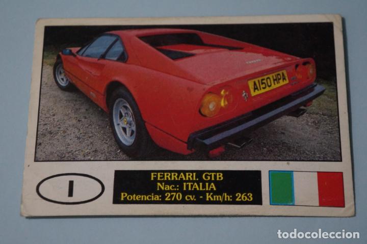 Coleccionismo cromos antiguos: CROMO DE COCHES FERRARI SIN PEGAR N&ordm; 49 A&Ntilde;O 1990 DEL ALBUM AUTOCOLOR DE COMICROMO COMIC-ROMO