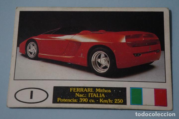 Coleccionismo cromos antiguos: CROMO DE COCHES FERRARI SIN PEGAR N&ordm; 52 A&Ntilde;O 1990 DEL ALBUM AUTOCOLOR DE COMICROMO COMIC-ROMO