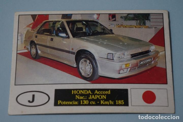 Coleccionismo cromos antiguos: CROMO DE COCHES HONDA SIN PEGAR N&ordm; 66 A&Ntilde;O 1990 DEL ALBUM AUTOCOLOR DE COMICROMO COMIC-ROMO