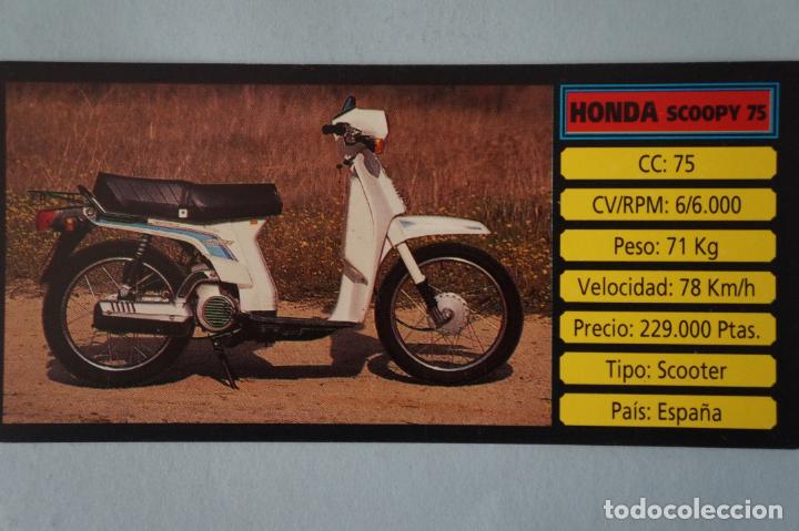 Coleccionismo cromos antiguos: CROMO DE MOTOS HONDA SIN PEGAR N&ordm; 74 A&Ntilde;O 1983 DEL ALBUM MOTOCICLISMO DE CUSCO