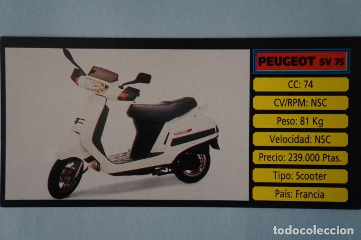 Coleccionismo Cromos antiguos: CROMO DE MOTOS PEUGEOT SIN PEGAR N&ordm; 140 A&Ntilde;O 1983 DEL ALBUM MOTOCICLISMO DE CUSCO