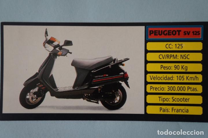 Coleccionismo Cromos antiguos: CROMO DE MOTOS PEUGEOT SIN PEGAR N&ordm; 141 A&Ntilde;O 1983 DEL ALBUM MOTOCICLISMO DE CUSCO