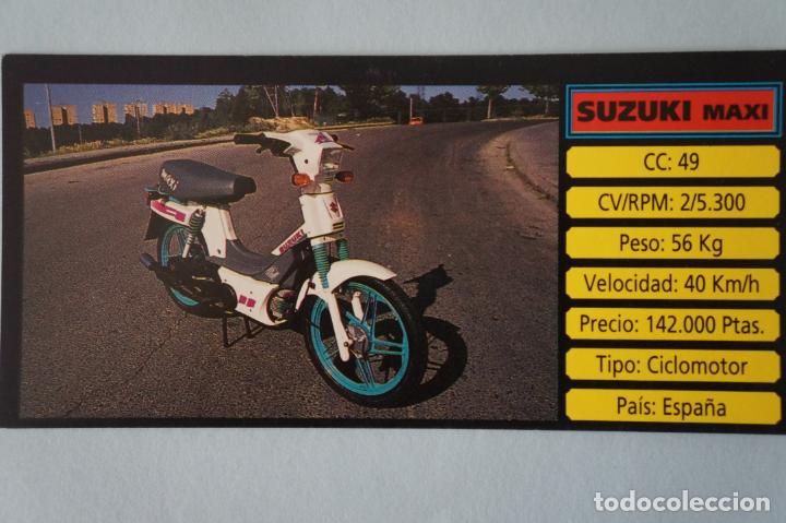 Coleccionismo Cromos antiguos: CROMO DE MOTOS SUZUKI SIN PEGAR N&ordm; 150 A&Ntilde;O 1983 DEL ALBUM MOTOCICLISMO DE CUSCO