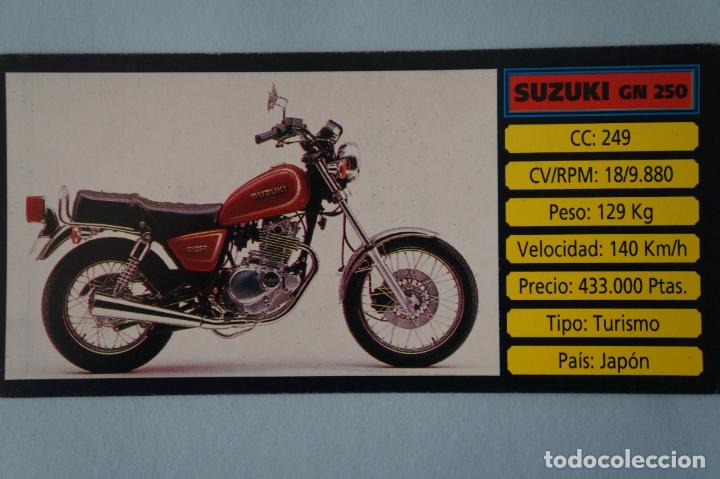 Coleccionismo Cromos antiguos: CROMO DE MOTOS SUZUKI SIN PEGAR N&ordm; 153 A&Ntilde;O 1983 DEL ALBUM MOTOCICLISMO DE CUSCO