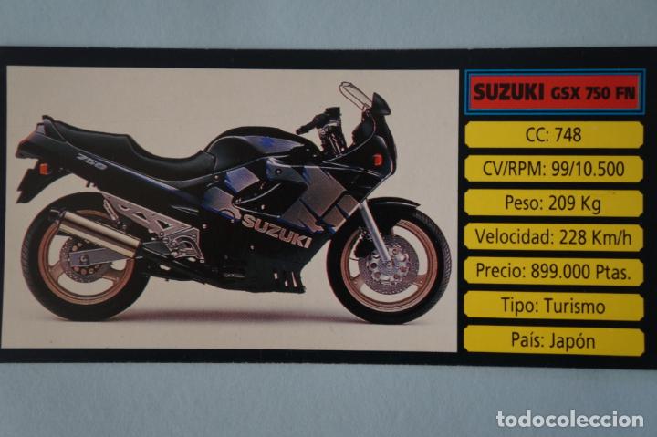 Coleccionismo Cromos antiguos: CROMO DE MOTOS SUZUKI SIN PEGAR N&ordm; 162 A&Ntilde;O 1983 DEL ALBUM MOTOCICLISMO DE CUSCO