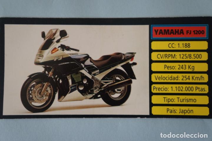 Coleccionismo cromos antiguos: CROMO DE MOTOS YAMAHA SIN PEGAR N&ordm; 192 A&Ntilde;O 1983 DEL ALBUM MOTOCICLISMO DE CUSCO