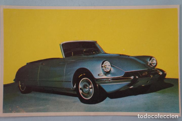 Coleccionismo Cromos antiguos: CROMO DE COCHES CITROEN SIN PEGAR N&ordm; 37 A&Ntilde;O 1967 DEL ALBUM AUTO 1967 DE BRUGUERA