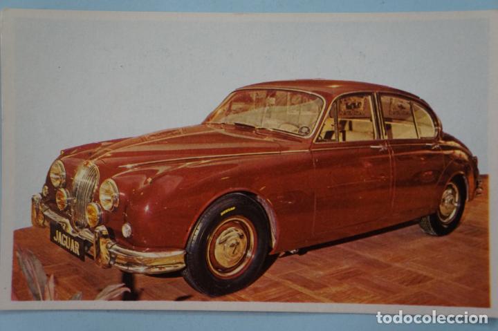 Coleccionismo Cromos antiguos: CROMO DE COCHES JAGUAR SIN PEGAR N&ordm; 98 A&Ntilde;O 1967 DEL ALBUM AUTO 1967 DE BRUGUERA