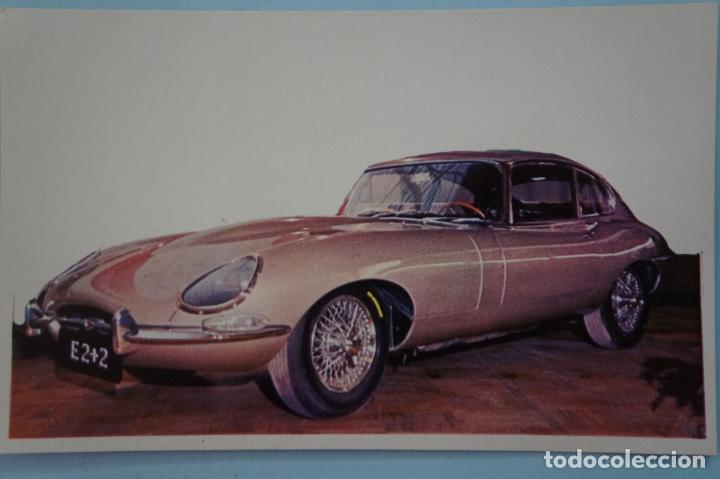 Coleccionismo Cromos antiguos: CROMO DE COCHES JAGUAR SIN PEGAR N&ordm; 100 A&Ntilde;O 1967 DEL ALBUM AUTO 1967 DE BRUGUERA