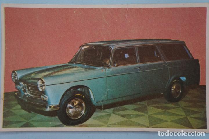 Coleccionismo Cromos antiguos: CROMO DE COCHES PEUGEOT SIN PEGAR N&ordm; 157 A&Ntilde;O 1967 DEL ALBUM AUTO 1967 DE BRUGUERA