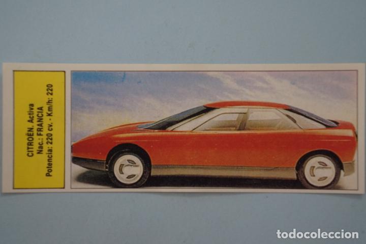Coleccionismo Cromos antiguos: CROMO DE COCHES CITROEN SIN PEGAR N&ordm; 1 A&Ntilde;O 1976 DEL ALBUM AUTOADHESIVAS
