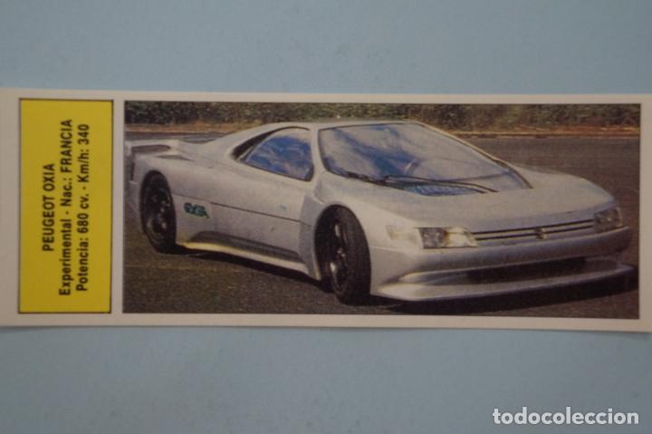 Coleccionismo Cromos antiguos: CROMO DE COCHES PEUGEOT SIN PEGAR N&ordm; 3 A&Ntilde;O 1991 DEL ALBUM AUTOADHESIVAS DE COMICROMO COMIC-ROMO
