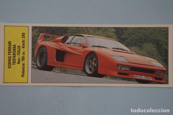 Coleccionismo cromos antiguos: CROMO DE COCHES FERRARI SIN PEGAR N&ordm; 41 A&Ntilde;O 1991 DEL ALBUM AUTOADHESIVAS DE COMICROMO COMIC-ROMO