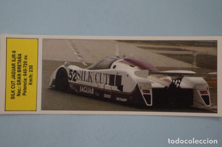 Coleccionismo Cromos antiguos: CROMO DE COCHES JAGUAR SIN PEGAR N&ordm; 44 A&Ntilde;O 1991 DEL ALBUM AUTOADHESIVAS DE COMICROMO COMIC-ROMO