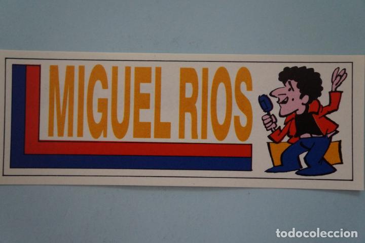Coleccionismo Cromos antiguos: CROMO DE MUSICA MIGUEL RIOS SIN PEGAR N&ordm; 146 A&Ntilde;O 1991 ALBUM AUTOADHESIVAS DE COMICROMO COMIC-ROMO