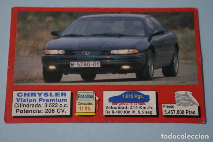 Coleccionismo Cromos antiguos: CROMO DE COCHES CHRYSLER SIN PEGAR N&ordm; 14 A&Ntilde;O 1994 DEL ALBUM COCHE ACTUAL DE CUSCO
