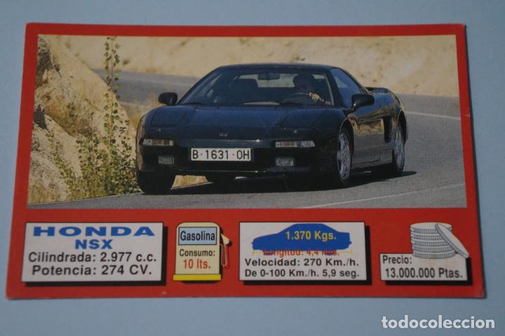 Coleccionismo cromos antiguos: CROMO DE COCHES HONDA SIN PEGAR N&ordm; 113 A&Ntilde;O 1994 DEL ALBUM COCHE ACTUAL DE CUSCO