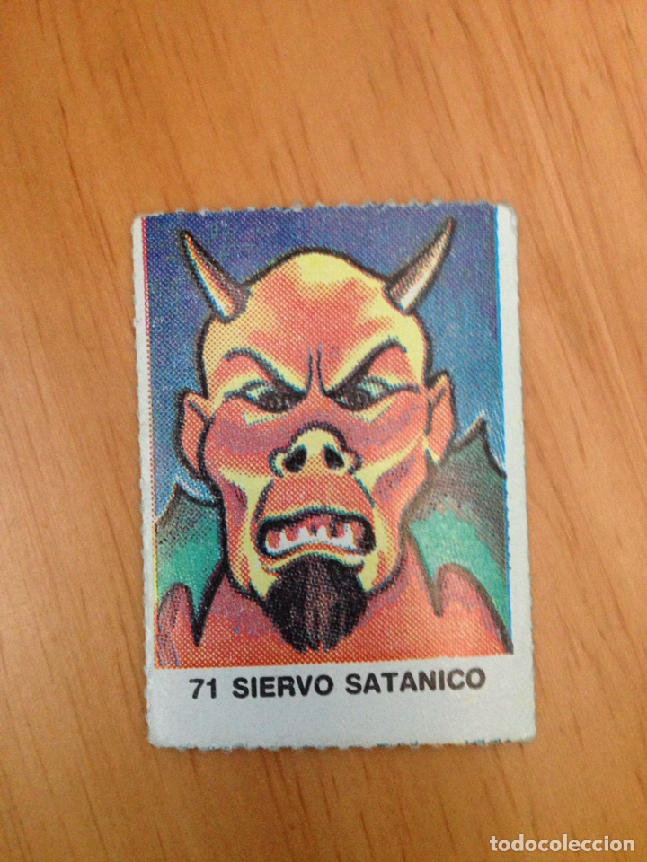 Coleccionismo cromos antiguos: CROMO MONSTRUOS - SIERVO SATANICO - Foto 1