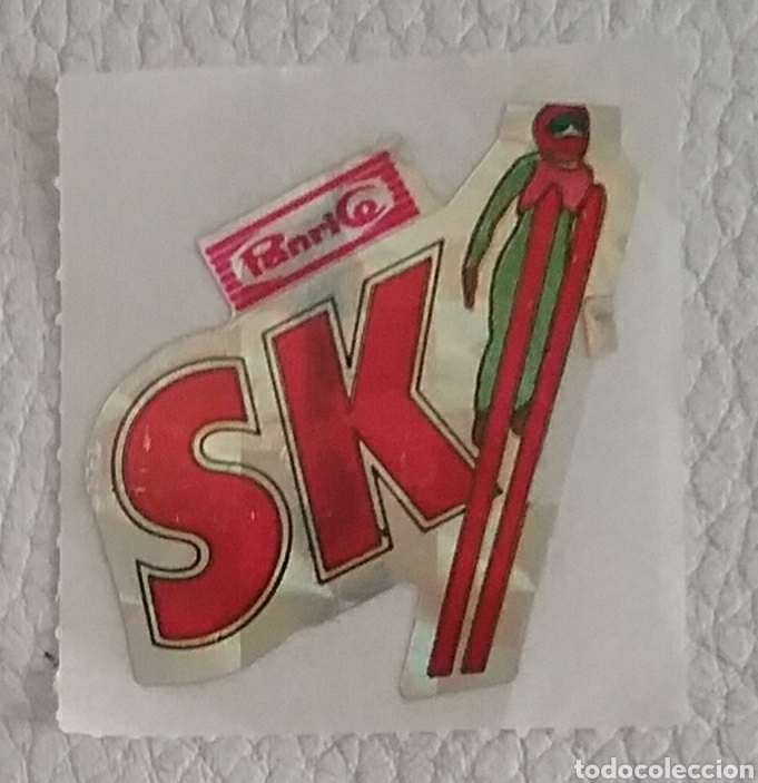 Coleccionismo Cromos antiguos: CROMO TROQUELADO BRILLANTE ,,SKI,, de PANRICO.