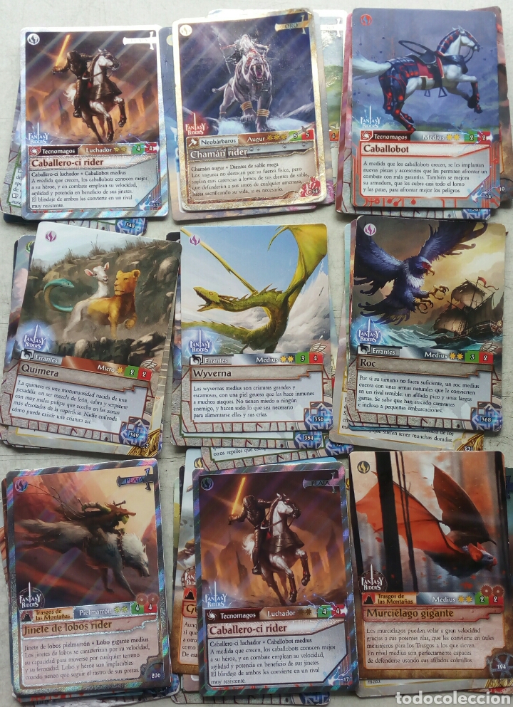 Coleccionismo cromos antiguos: FANTASY RIDERS LOTE 38 CARTAS. - Foto 1