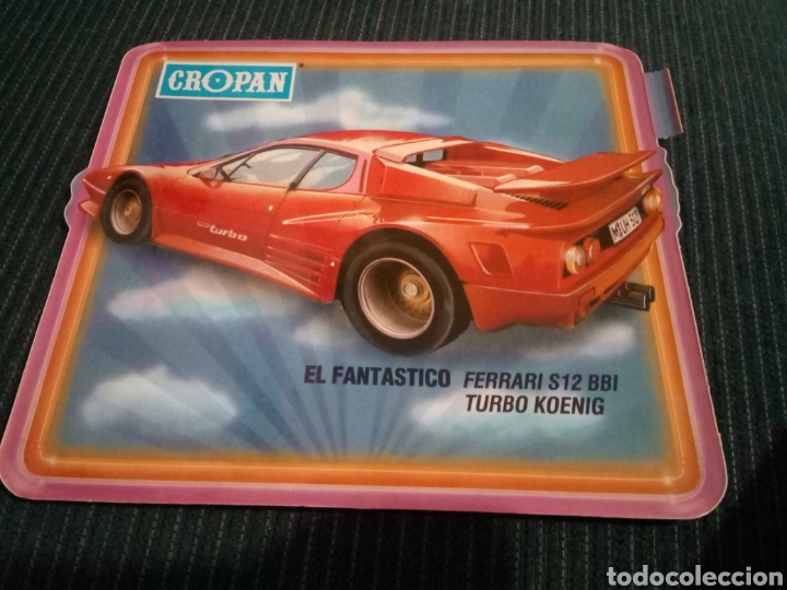 Coleccionismo Cromos antiguos: maxiadhesivo cropan los coches mas fantasticos del mundo
